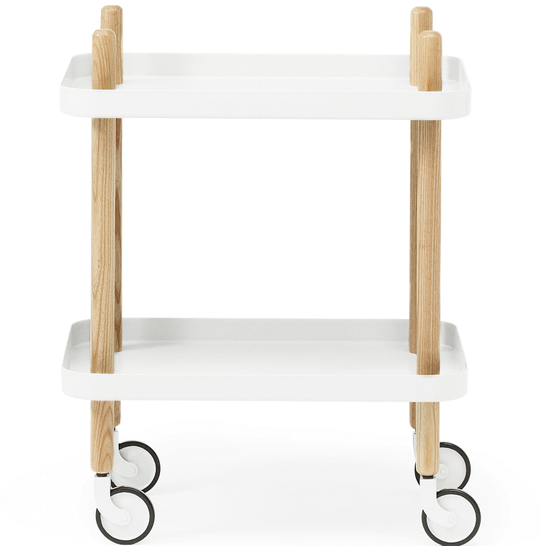 Normann Copenhagen Block trolley wit 50x35