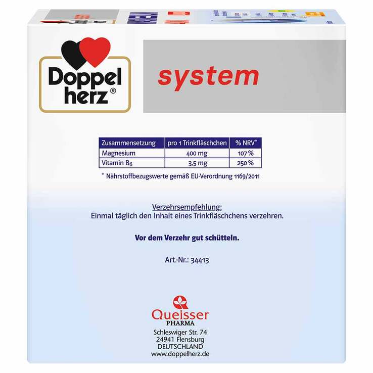 Doppelherz Magnesium 400 Liquid system Trinkampulle , 30 St
