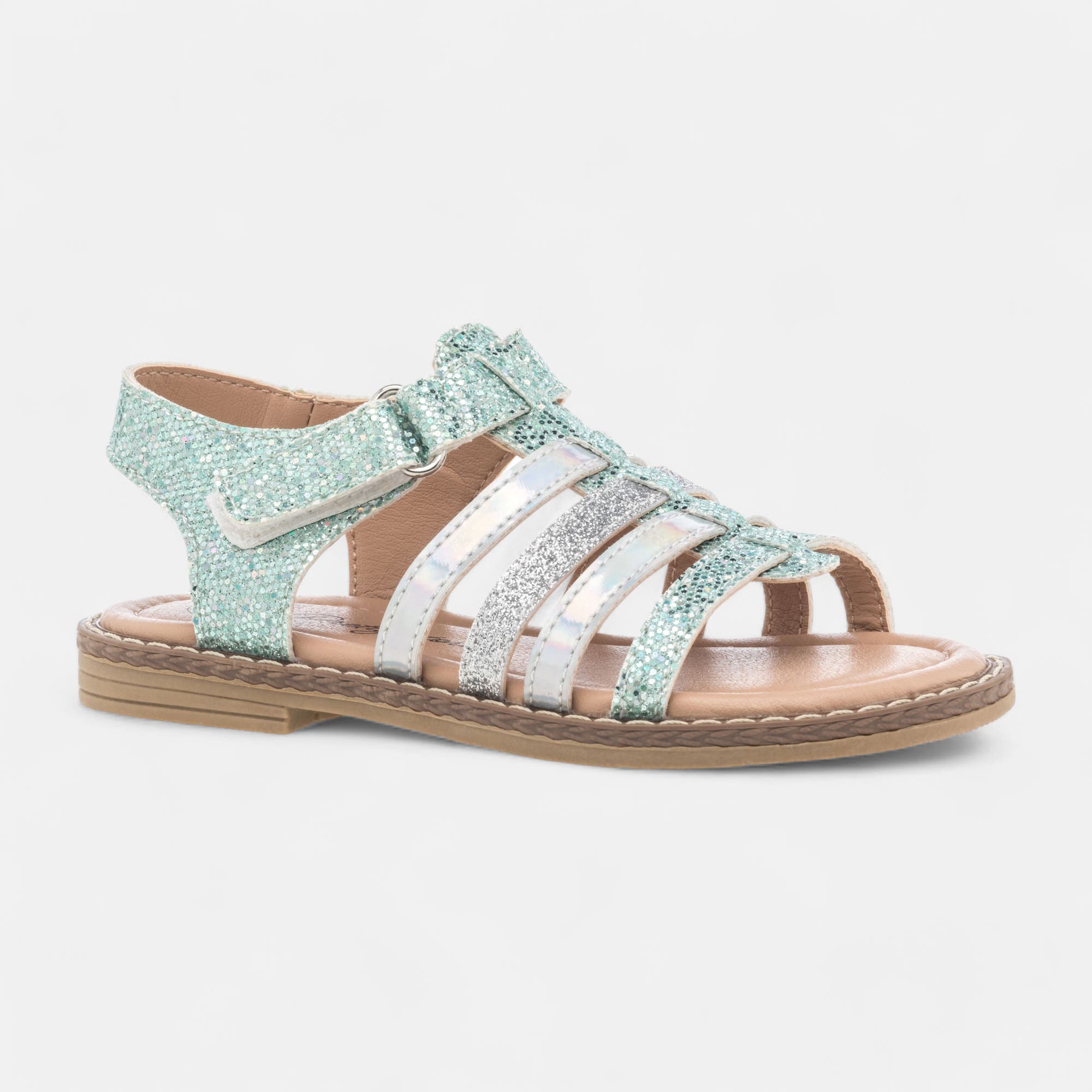 Nu-pieds Fille vert