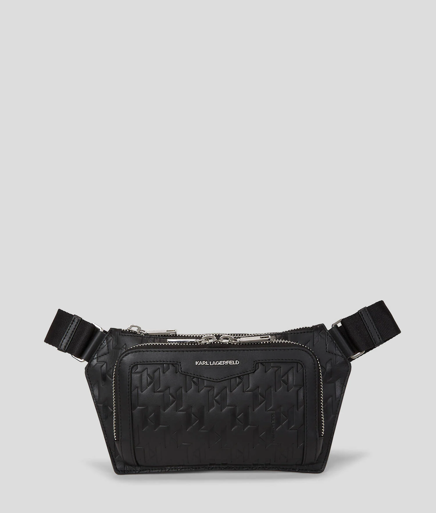 SAC BANANE K/LOOM EN CUIR - Noir