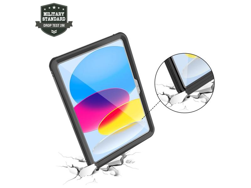 4smarts Rugged Case Active Pro Stark für iPad 10. / 11. Gen Robuste Outdoor-Hülle für Apple iPad (10. Gen.)/iPad (A16/2025/11. Gen.)