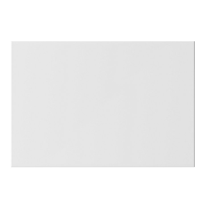 Lot de 2 façades tiroir Stevia blanc brillant L. 50 cm x H. 34 cm Caraway Innovo GoodHome