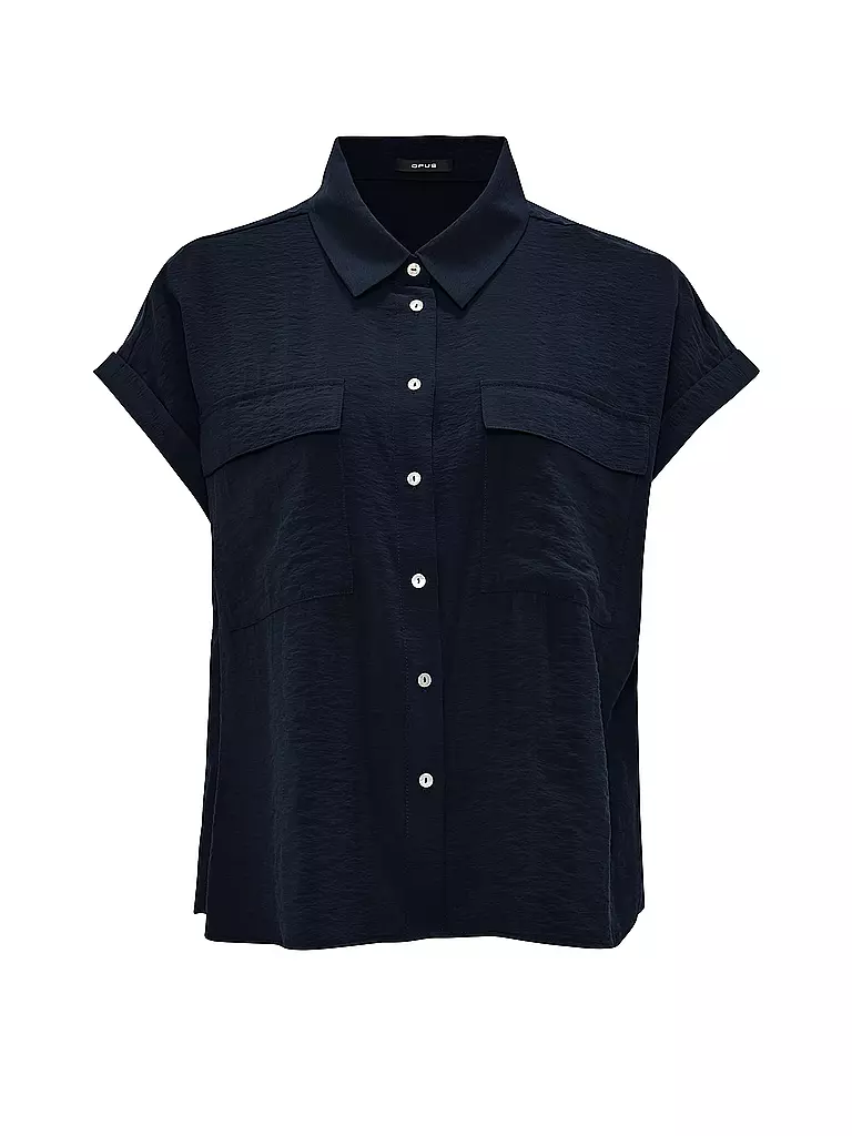 OPUS Bluse FITARA dunkelblau
