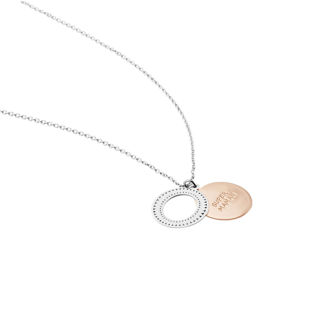 Collier Argent Bicolore Teodoro