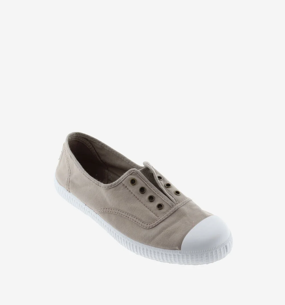 1915 INGLESA TENNIS TOILE DREC® ÉLASTIQUE Baskets en toile avec élastique pour femme BEIGE