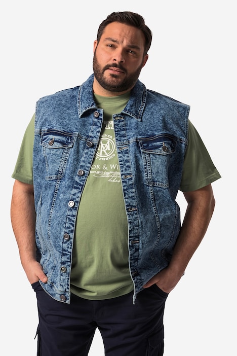 John F. Gee Jeansweste, stonewashed, 4 Taschen, bis 84/86
