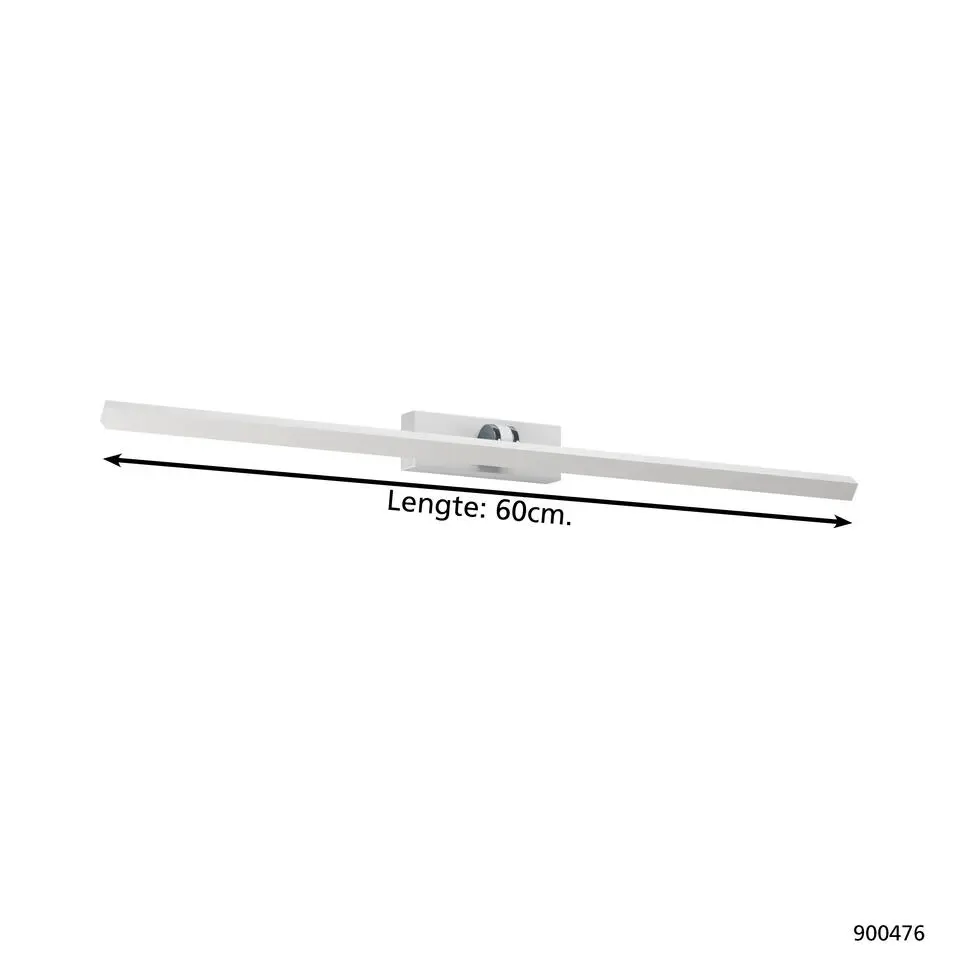 EGLOVerdelloSpiegellamp-LED-60cm-Wit/Grijs