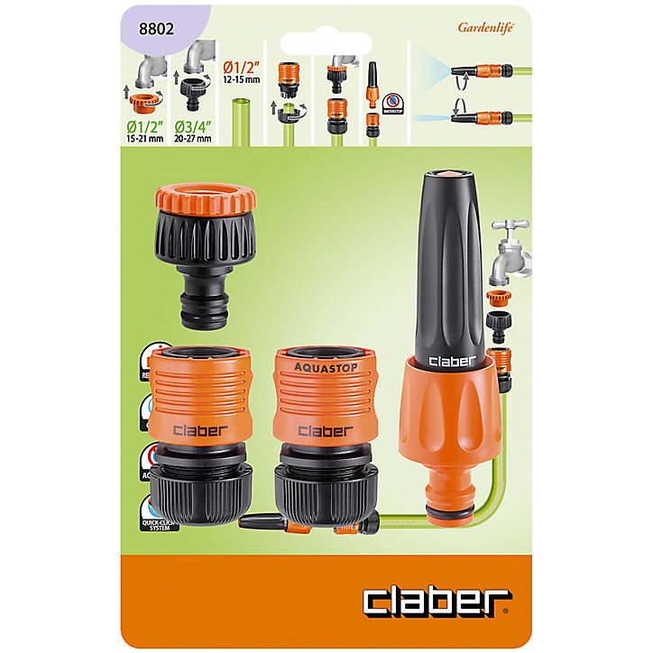 Starter KitØ 12,5-15 mm Claber 4 pièces