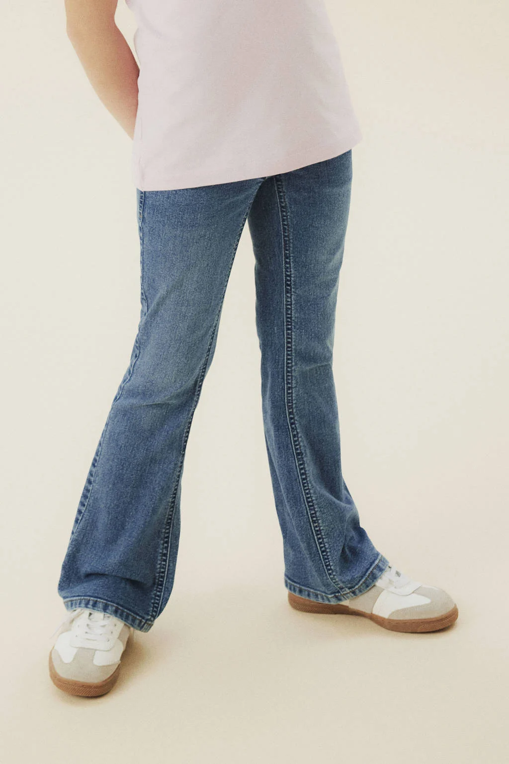 NAME IT KIDS bootcut jeans medium blue denim