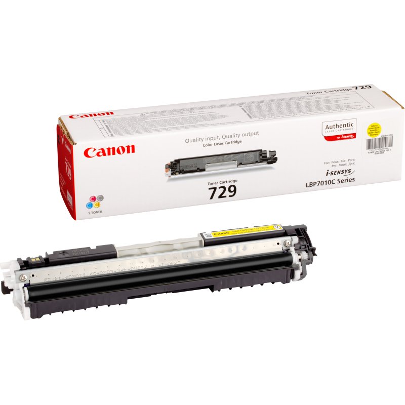 Canon 729 Y Cartouche de toner 1 pièce(s) Original Jaune