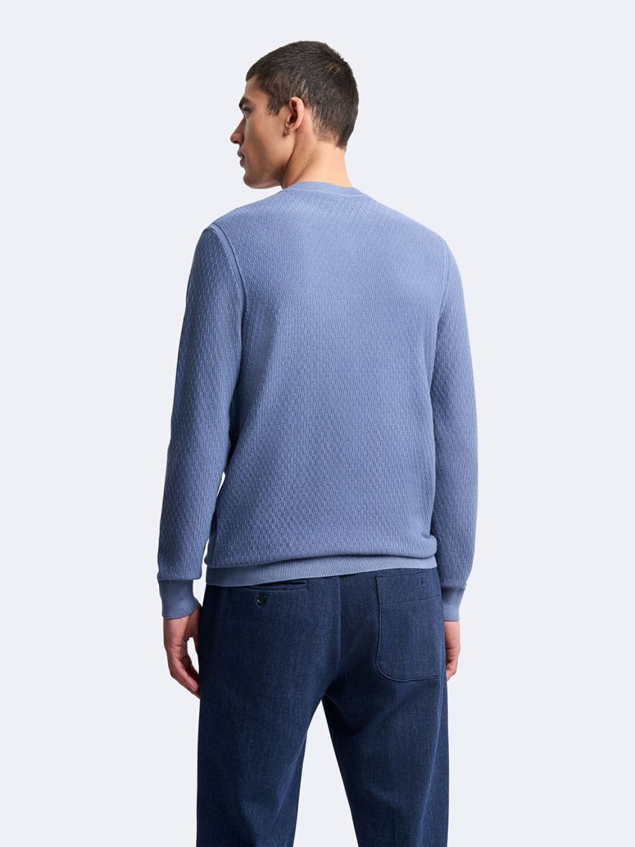 Pull col V en viscose certifiée