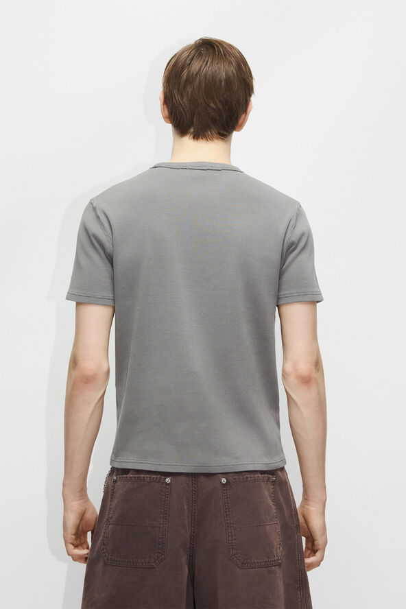 Hope SLIM TEE Granite grey print