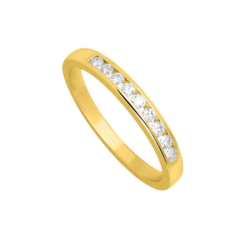 Bague Femme - Oxyde de zirconium - Or 18 Carats