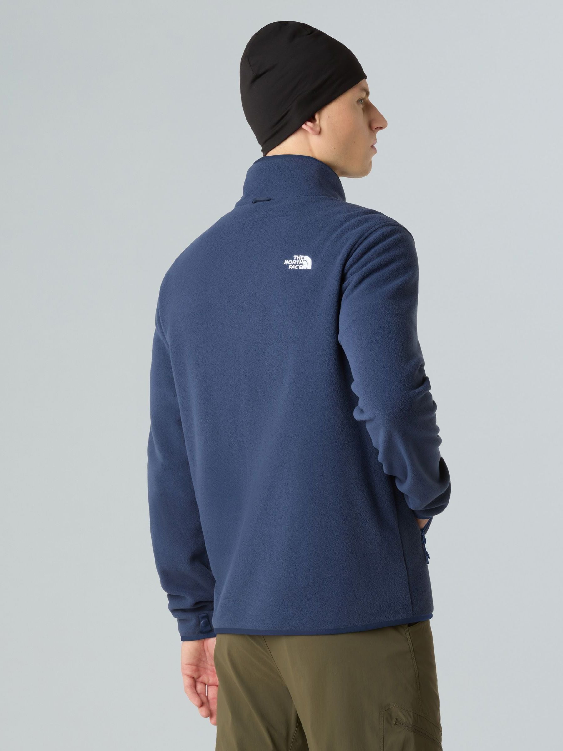 Blauw - The North Face® Glacier fleece met doorlopende rits