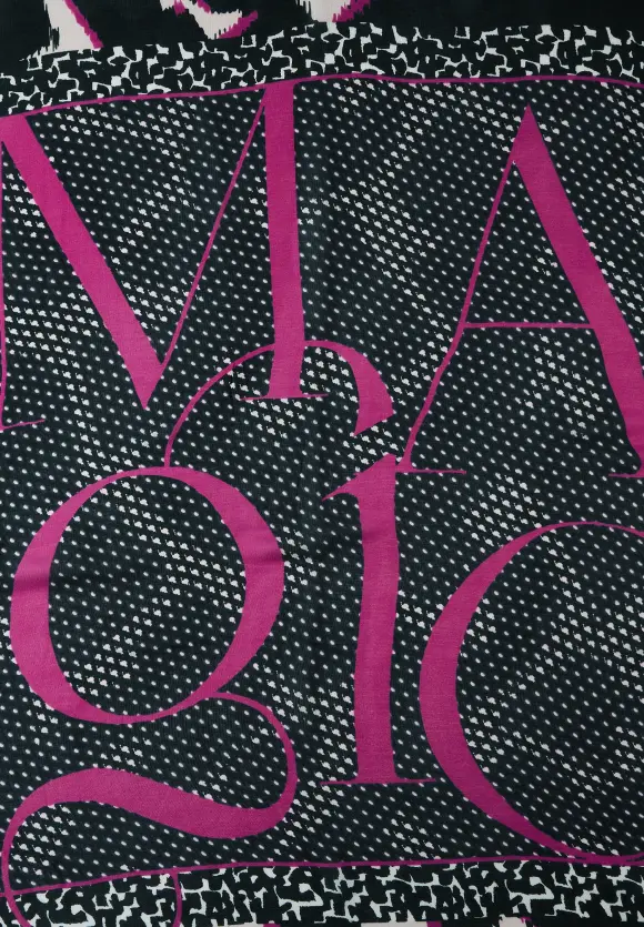 Halstuch mit Print - Black