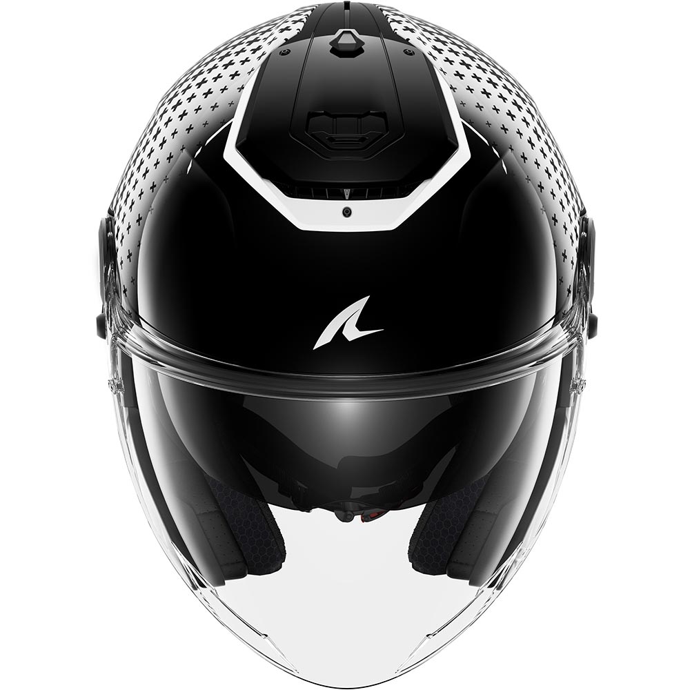 Shark - Casque RS Jet Stride Noir / Blanc / Brillant