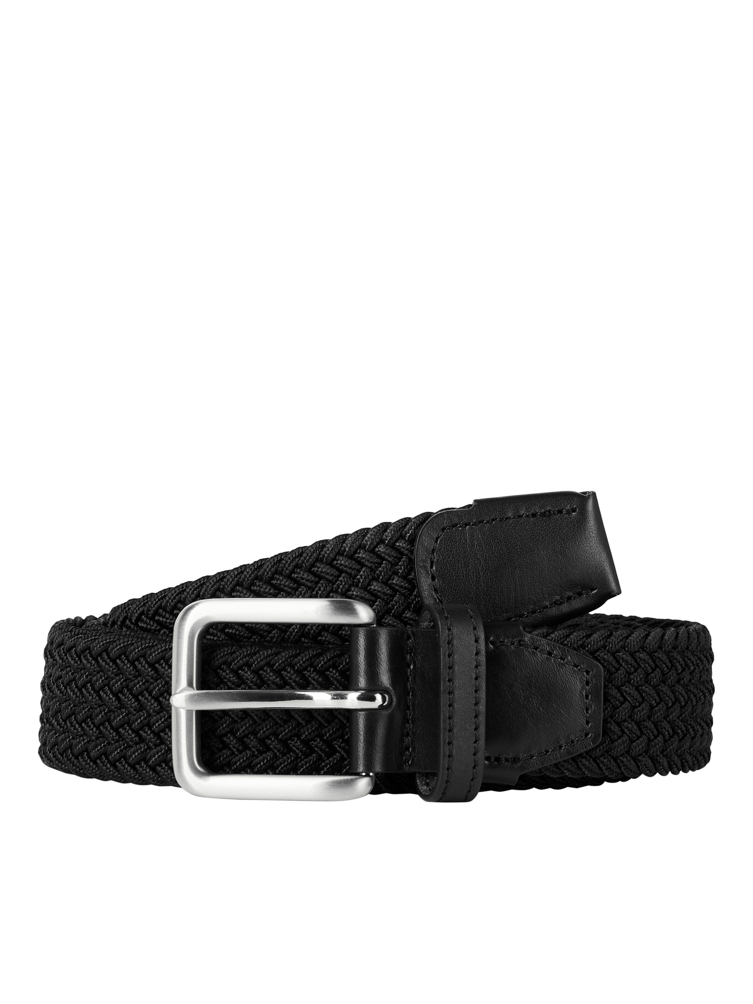 Jack & Jones Stretchgürtel »JACSPRING WOVEN BELT NOOS«, mit silberfarbener Schliesse