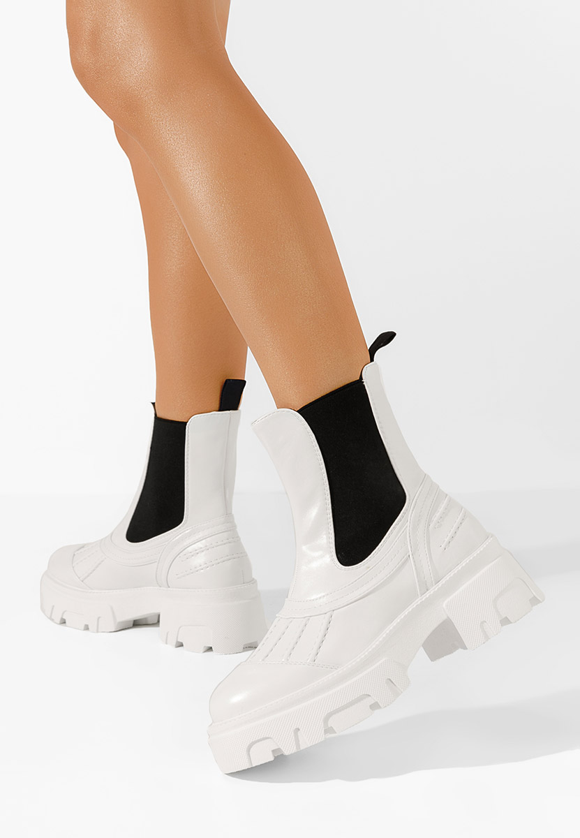Bottines femme blanches Sonora
