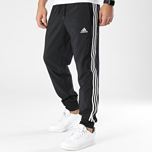 Pantalon Jogging A Bandes 3 Stripes IC0041 Noir
