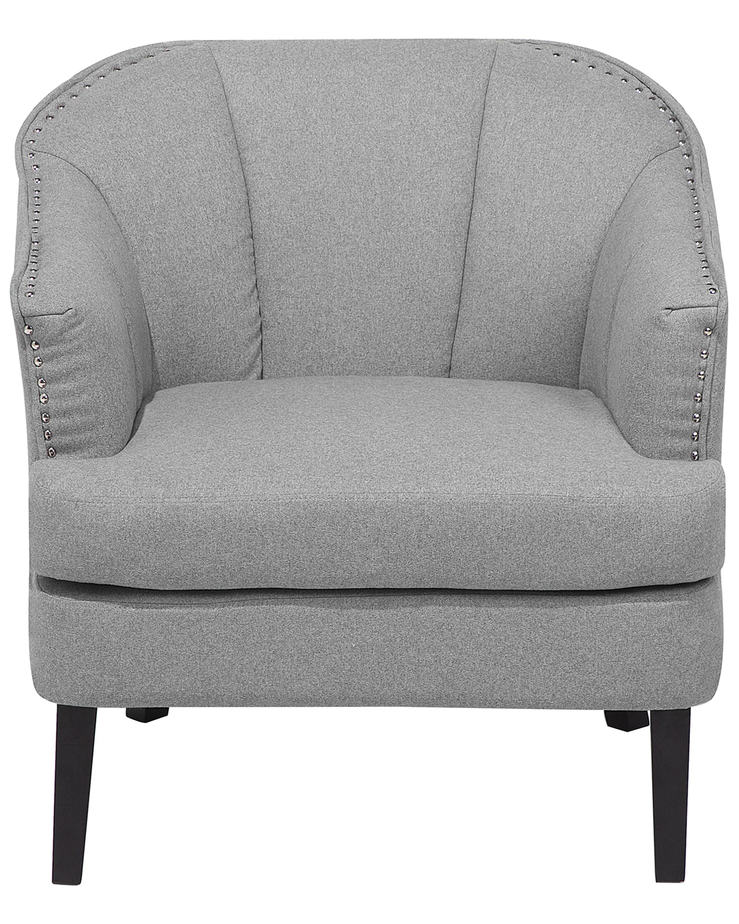 Fauteuil ELVERUM Stof Lichtgrijs