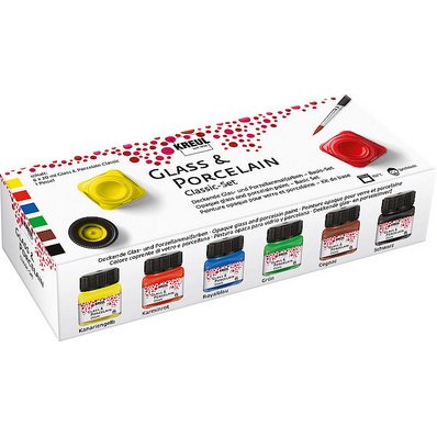 Peinture pour porcelaine 'Glass & Porcelain', kit