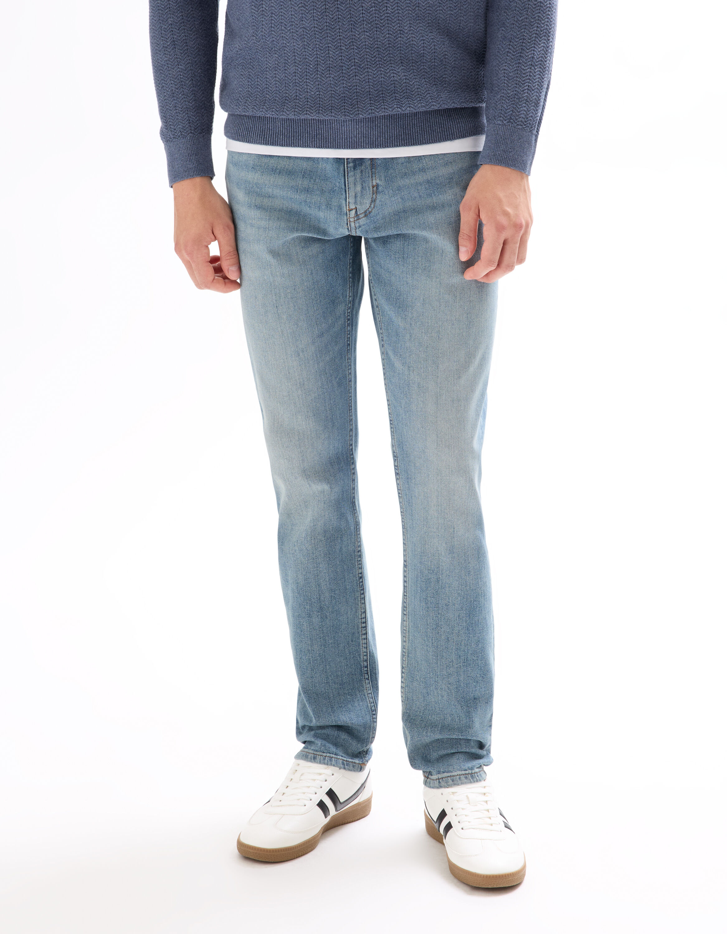 Jean slim coton stretch - bleu clair