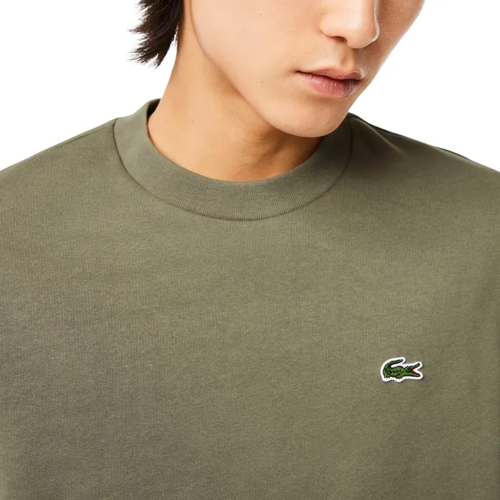Lacoste Bio Cotton Fleece Crew Sweater Heren