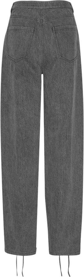 ROTATE Birger Christensen Denim Laced Leg Pants Black