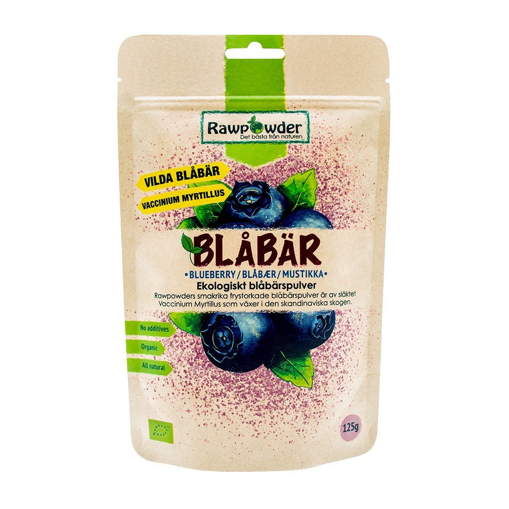 Rawpowder Blåbærpulver