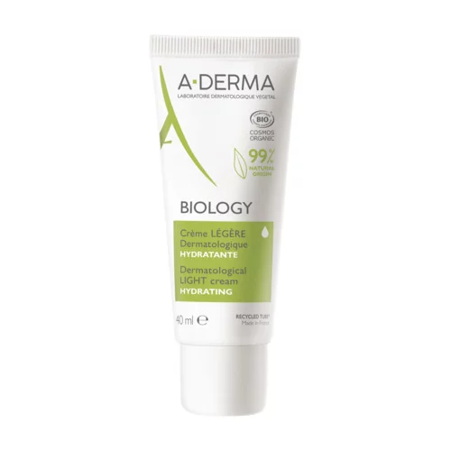 Biology Crème légère dermatologique hydratante Bio 40 ml