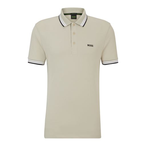 Boss Green Polo T-shirt, Light Beige, S