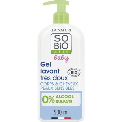 Gel lavant très doux bio - Bébé - 500 ml