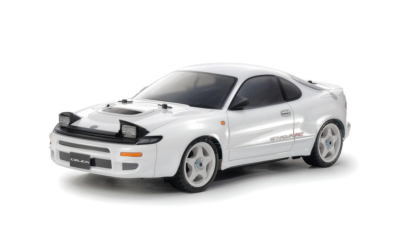 Tourenwagen Toyota Celica GT-Four (ST185) TT-02 Bausatz 1:10On-Road Modell mit bewährtem TT-02 Chassis und 1992 Toyota Celica Karosserie