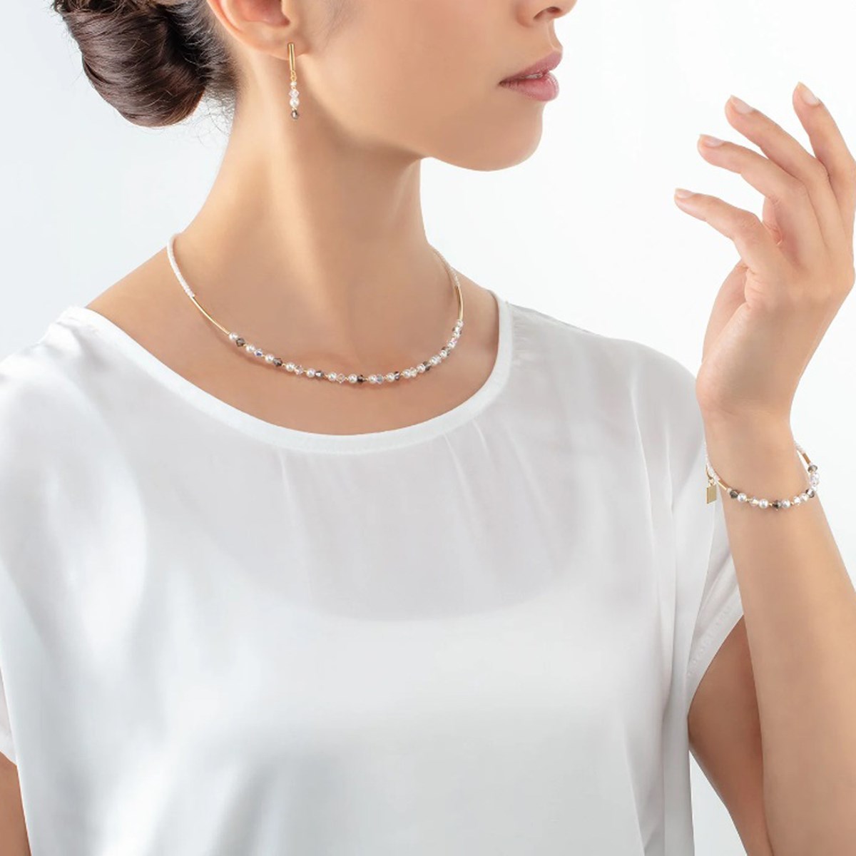 Boucles d'oreilles Coeur de Lion Princess Pearls