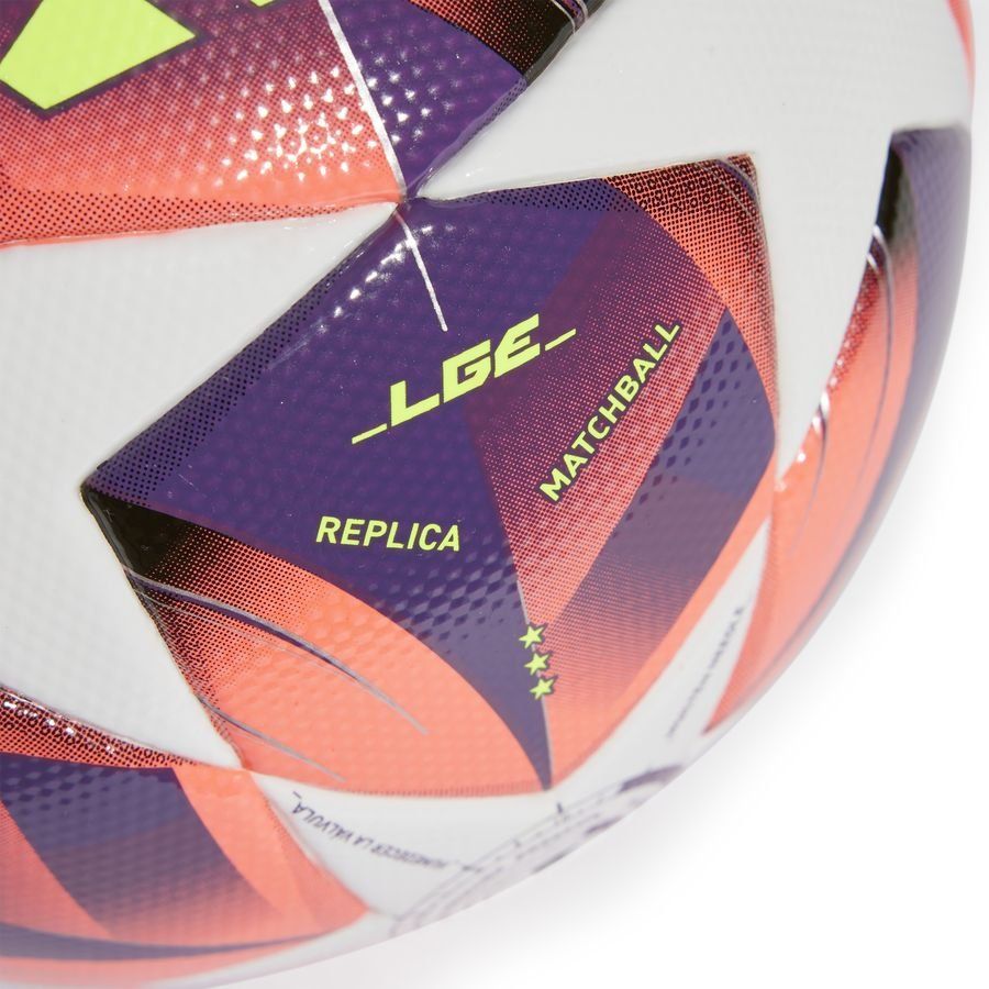 adidas Ballon Champions League 2024/25 League Femme - Violet/Rouge/Blanc/Jaune