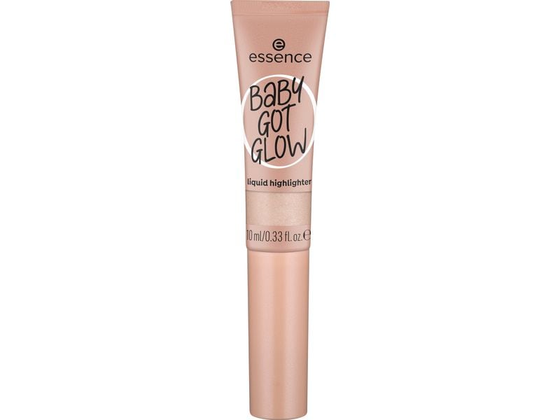 essence Highlighter Baby got glow liquid 10 Sassy in Silk Liquid Highlighter mit leicht verblendbarer Textur in Silky Beige