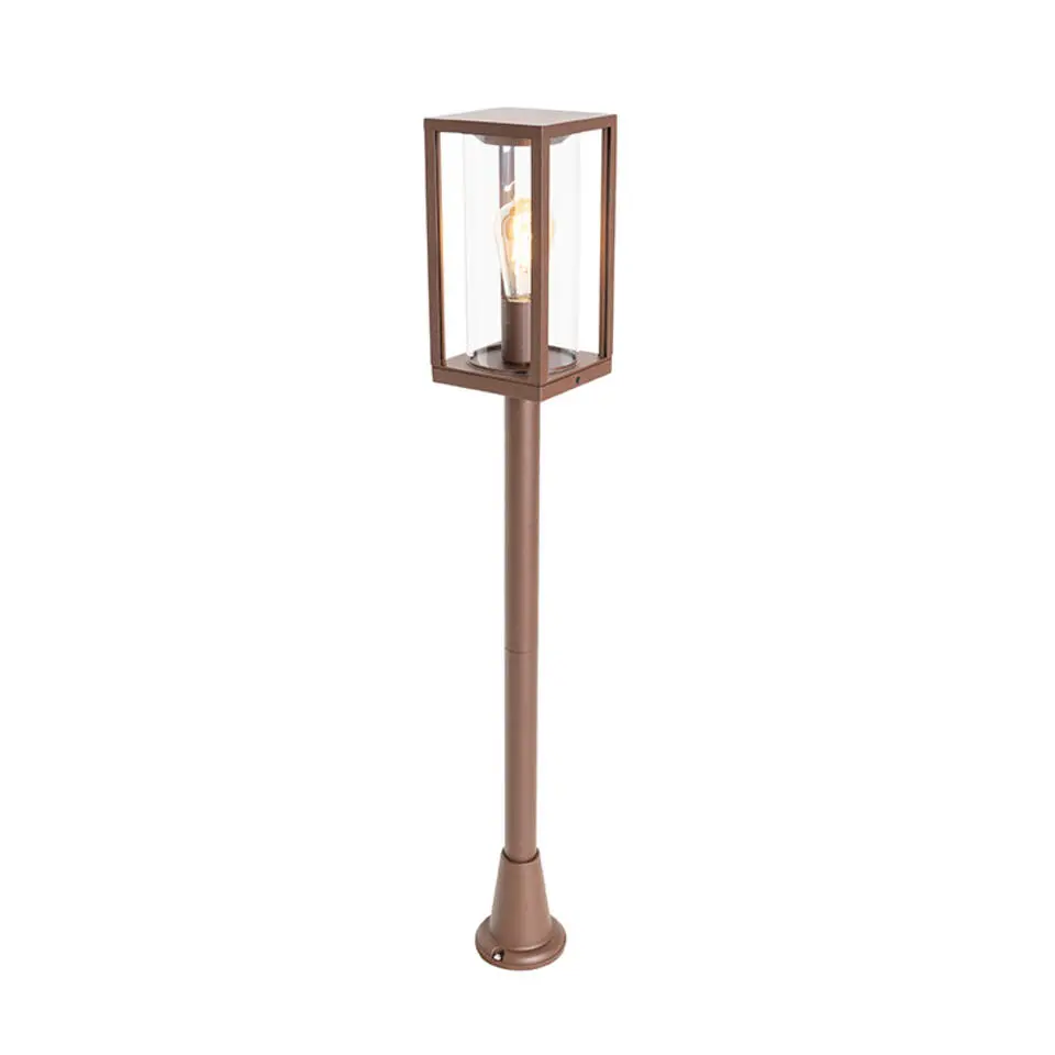 Qazqa staande buitenlampen charlois bronskleurig e27