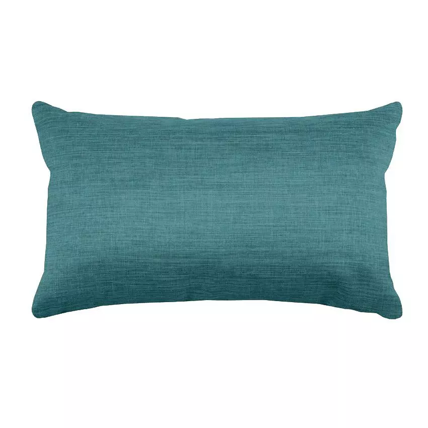 Coussin rectangulaire (30 x 50 cm) Béa Bleu canard