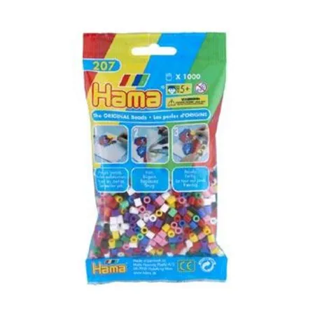 Hama Bügelperlen Midi Volltonmix, 1000 Stück