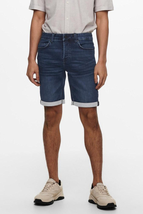 Only & Sons blauwe heren korte broek