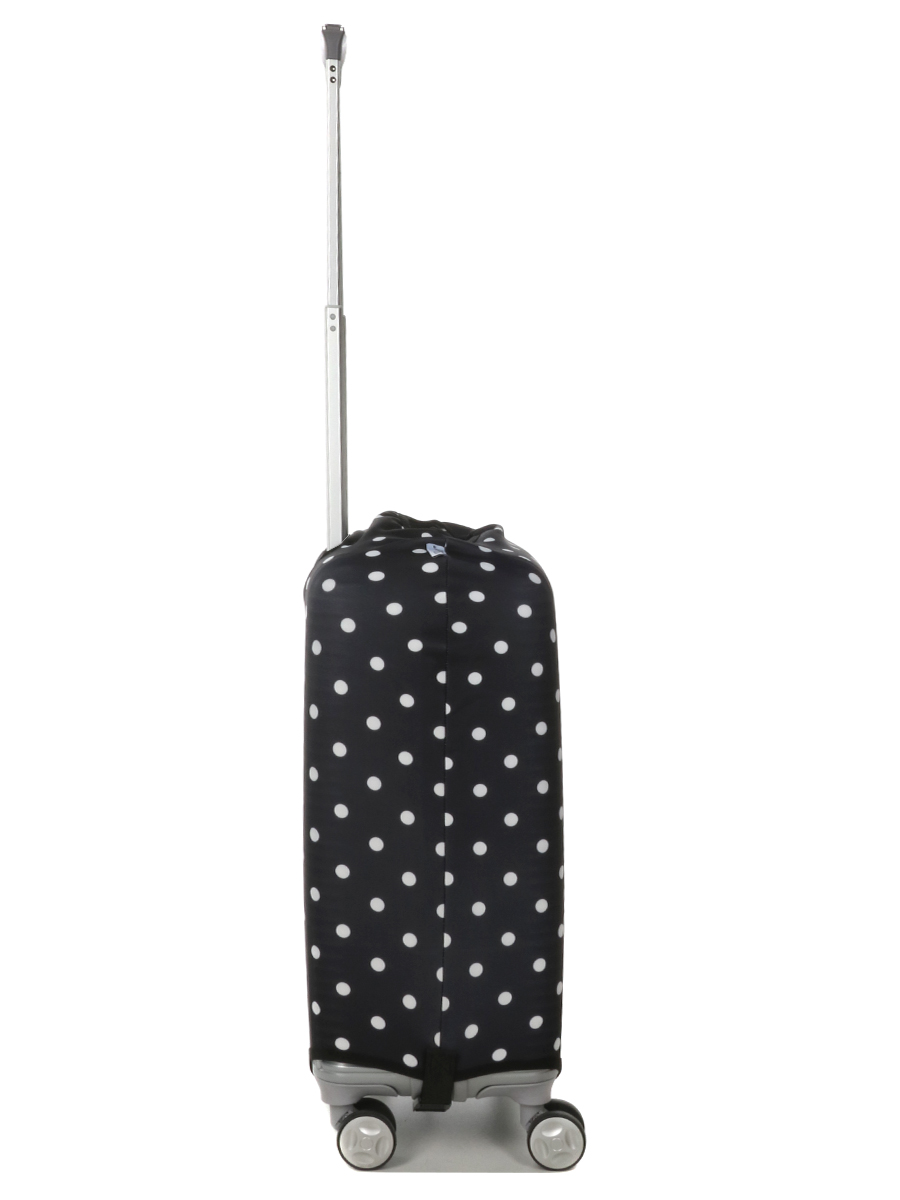 Housse de valise Periea Black with White Dots S