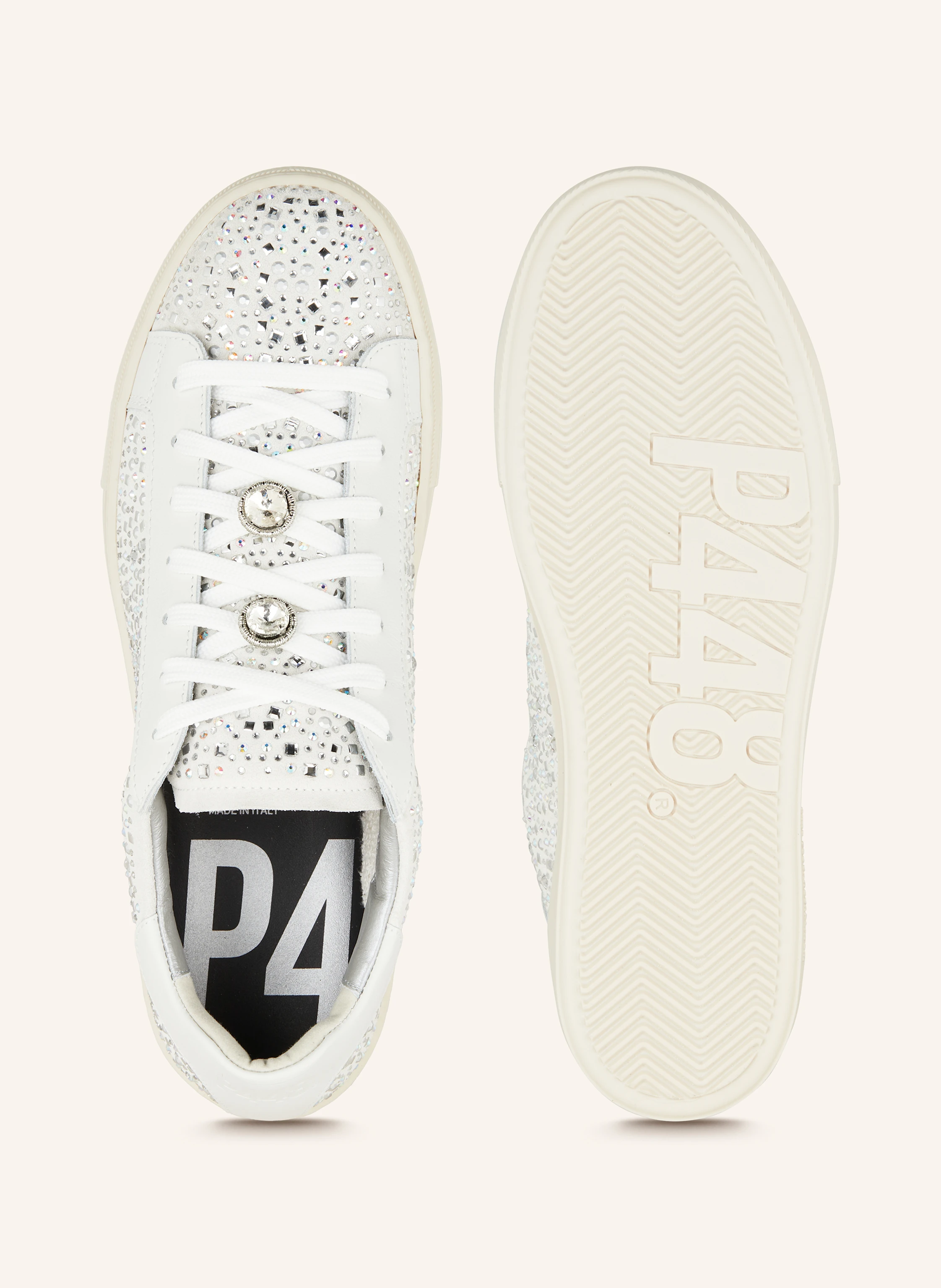 P448 Sneaker THEA mit Schmucksteinen
