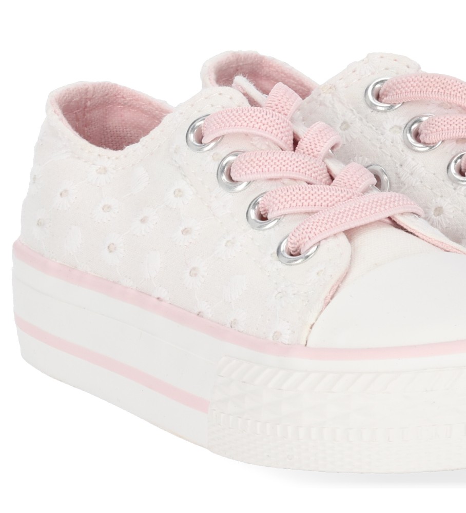 Tênis infantil Chika10 Lito, tamanho 45, branco