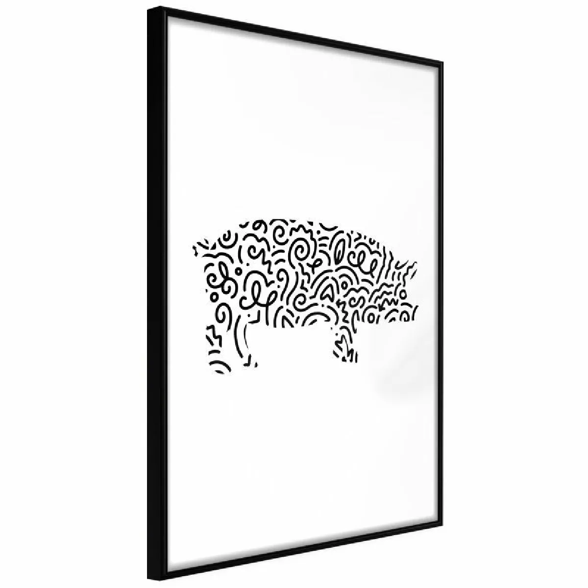 Paris Prix Affiche Curly Pig