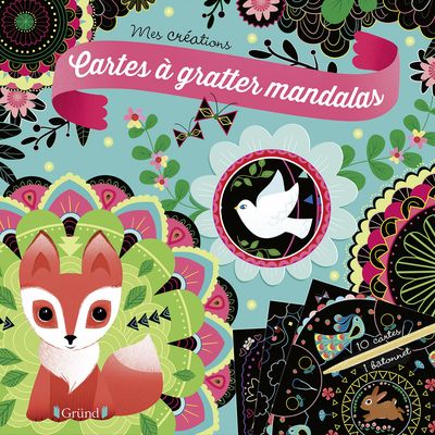 Cartes à gratter mandalas