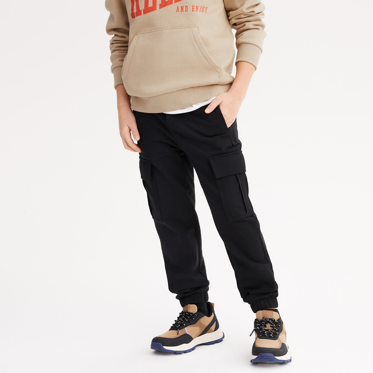 COLEÇÕES LA REDOUTE<br>Calças de jogging Battle em fleece