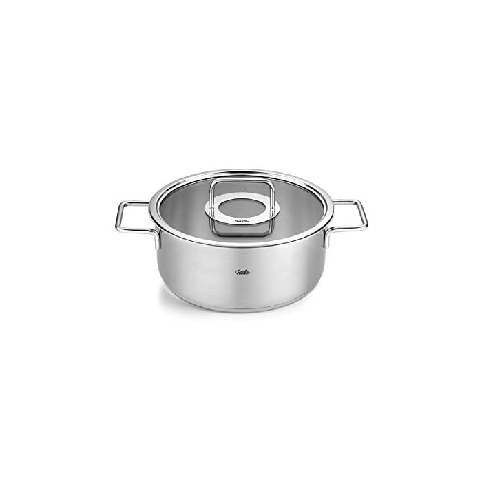 Fissler Pure Collection Bratentopf 24 cm mit Glasdeckel