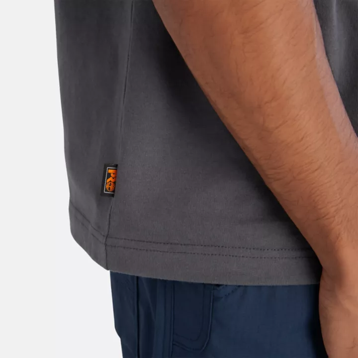 T-shirt à logo réfléchissant Timberland PRO Core pour homme en gris foncé