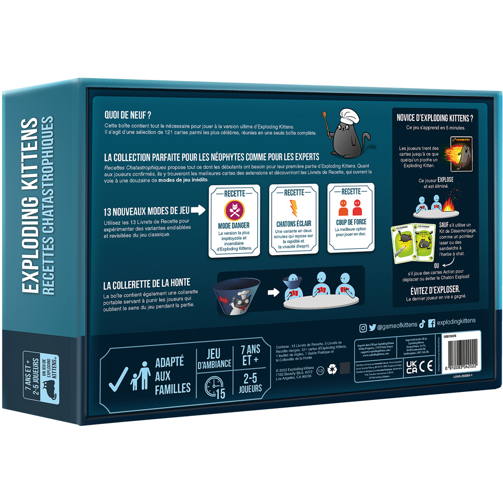 Exploding Kittens : Recettes Chatastrophiques