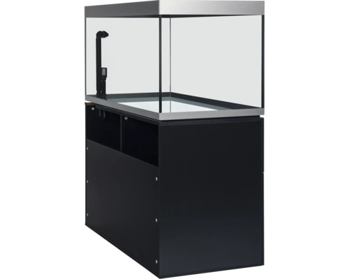 Fluval Siena 332 aquariumcombinatie met LED-verlichting, verwarming, buitenfilter en kast, 332 l, zwart, 110 x 55 x 128 cm